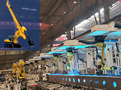 三一樁機桅桿智能自動焊接生產線